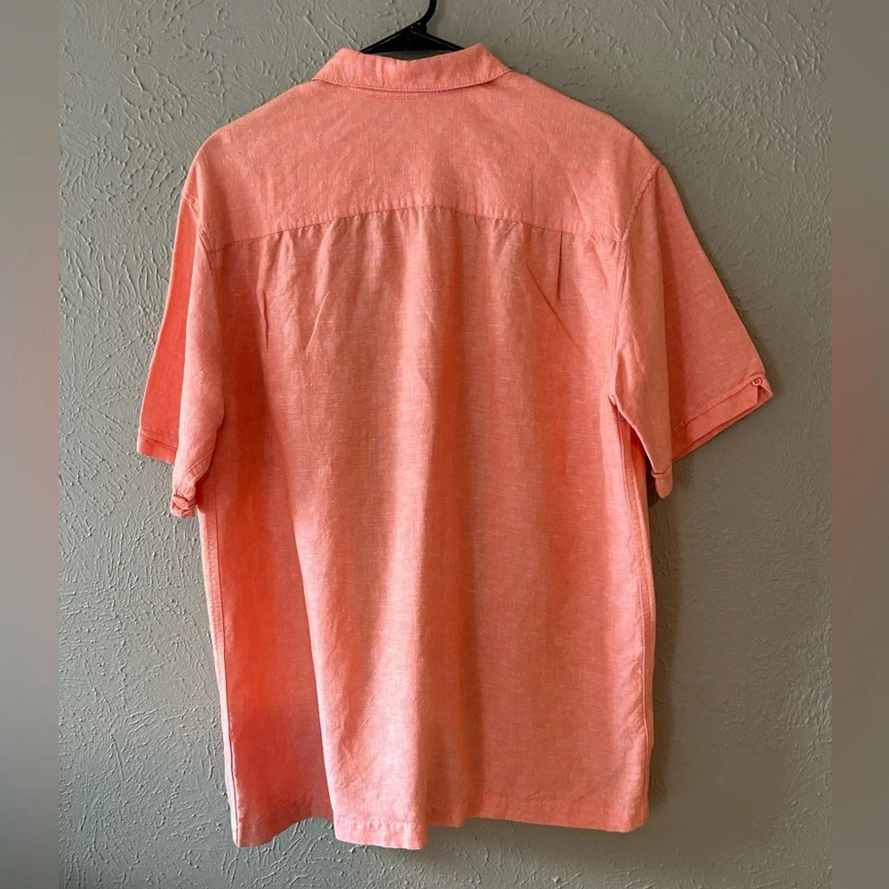 Havanera Men’s button-down shirt, Size L 55% Linen - Picture 4 of 7